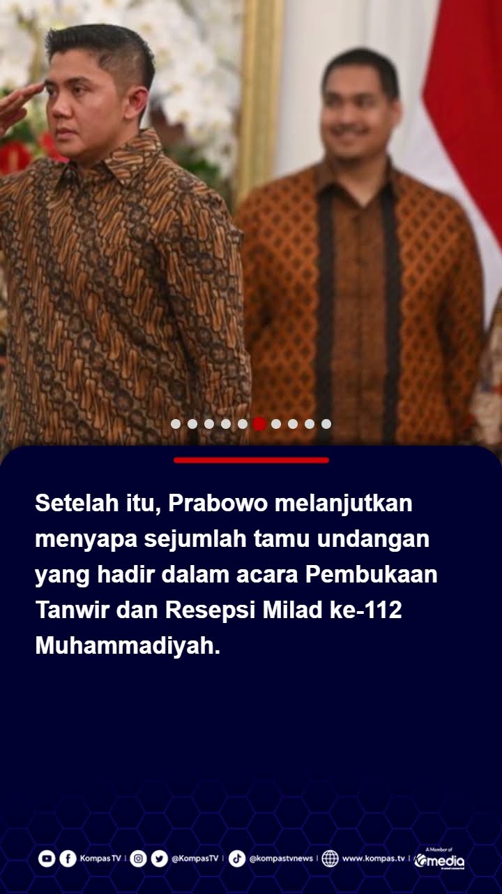 Presiden Prabowo Tegur Langsung Mayor Teddy di Acara Muhammadiyah: Menghadap Saya Abis Ini #prabowo