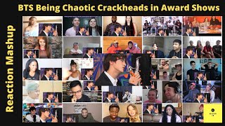 BTS Being Chaotic Crackheads in Award Shows Reaction Mashup!!!