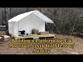 Building Platform for Elk Mountain 13x16 Wall Tent with Awning