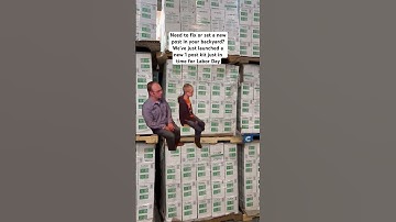 1 post kit now available on postloc.com and amazon #backyardupgrade #diypost #fencebuild #fence