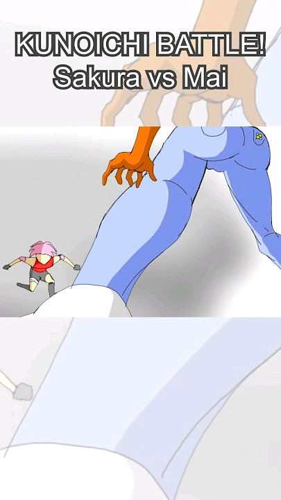SAKURA vs NINJA GIRL MAI!