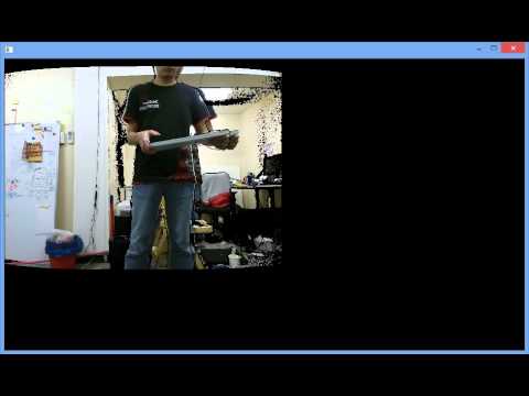 Kinect V2 Demo2 - Color Frame and Background subtraction