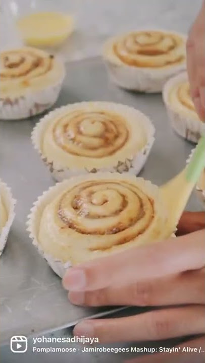 Kelas online Cinnamon Rolls seru banget!!😍 #cinnamonrolls #bakingclass #baking #bread