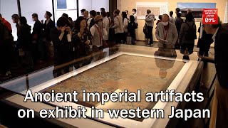 Ancient imperial artifacts on exhibit in western Japan