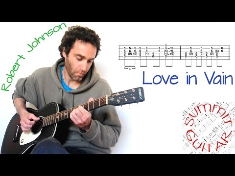 love-in-vain-(robert-johnson)-in-the-style-of-eric-clapton---guitar-lesson,-tutorial-with-tab