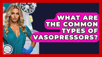 What Are The Common Types Of Vasopressors? - The Operating Table