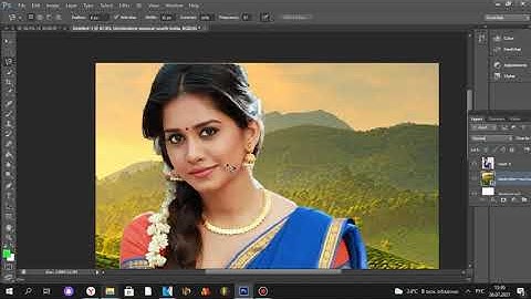 How To Joint Picture Green Screen Editing Background in Photoshop CC Part 5 - Photoshop Tutorial