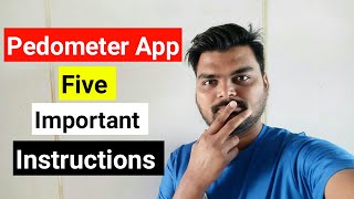 Pedometer App how to use | Instructions screenshot 2