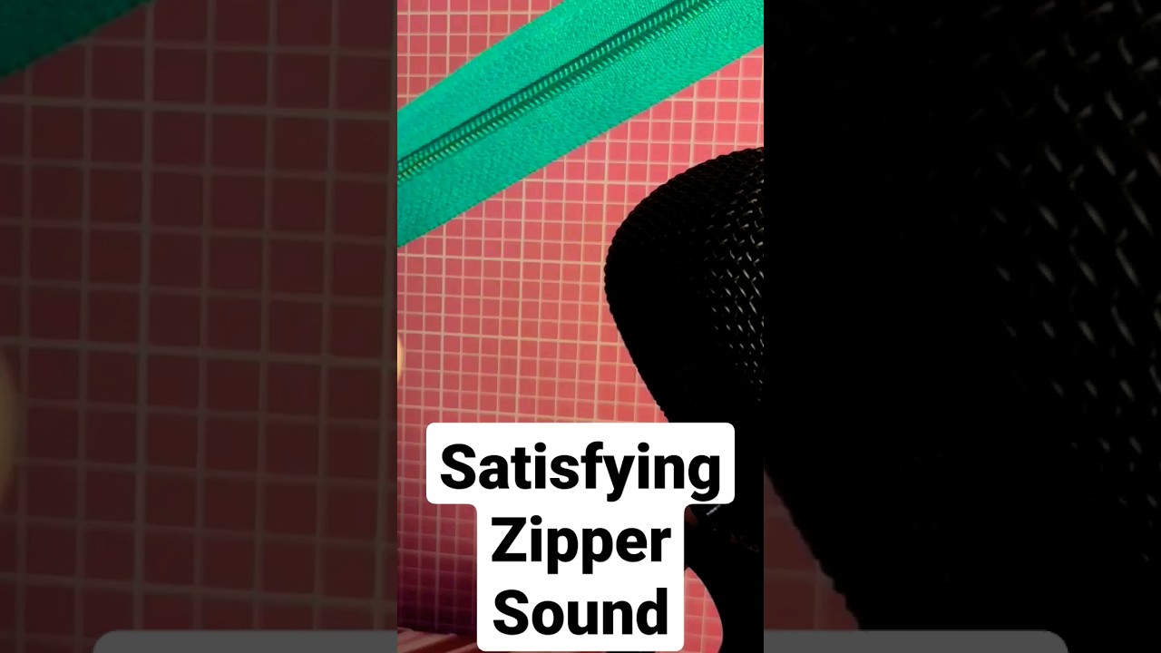 ASMR Satisfying zipper sound 
