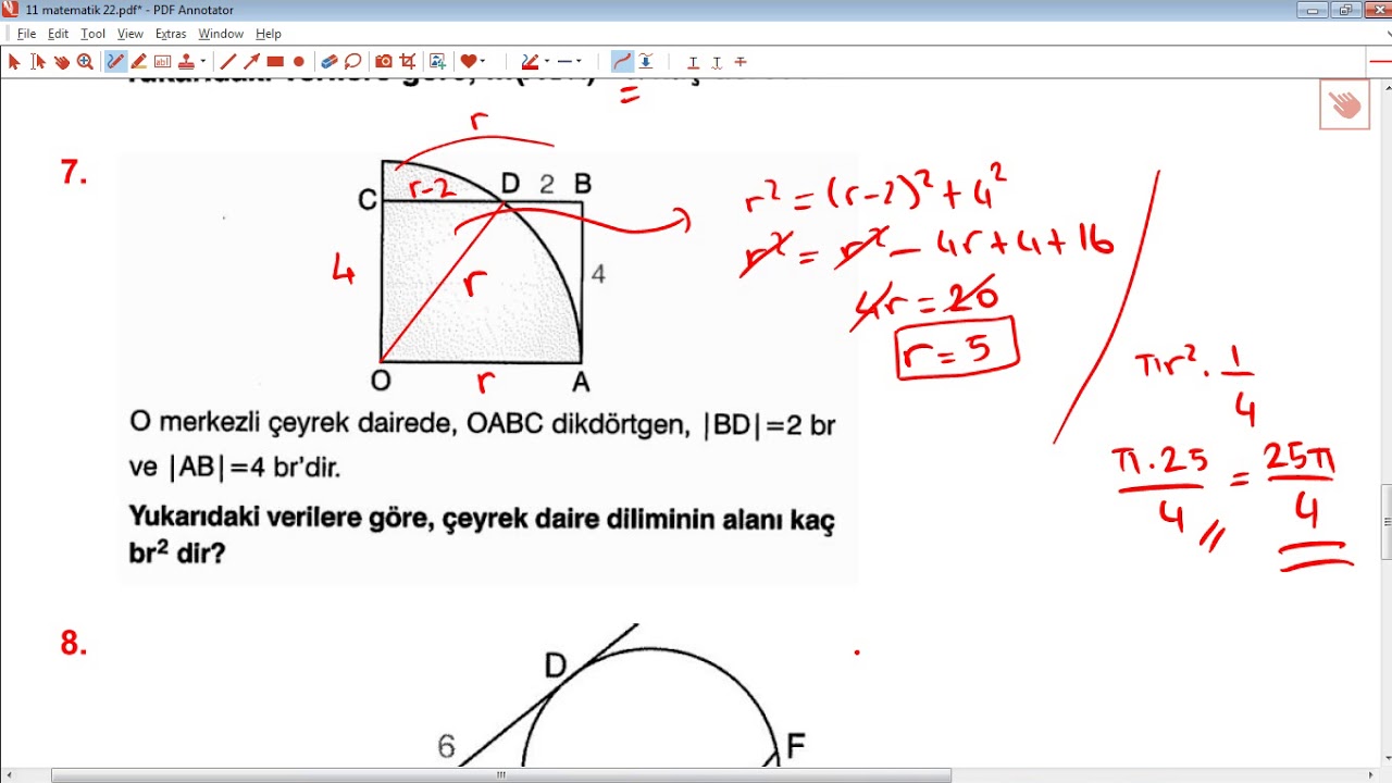 Yeni Mufredat 11 Sinif Matematik 2 Donem 2 Yazili Sorulari Ve