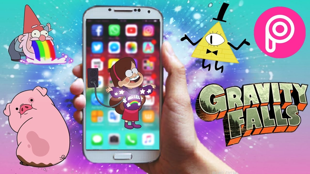 Como Hacer Fondos De Pantalla Para Celular Con PicsArt | Gravity Falls -  thptnganamst.edu.vn