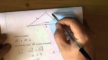 Higher Unit 3 Nov 2009 Paper 13 Q17 - Vectors.wmv