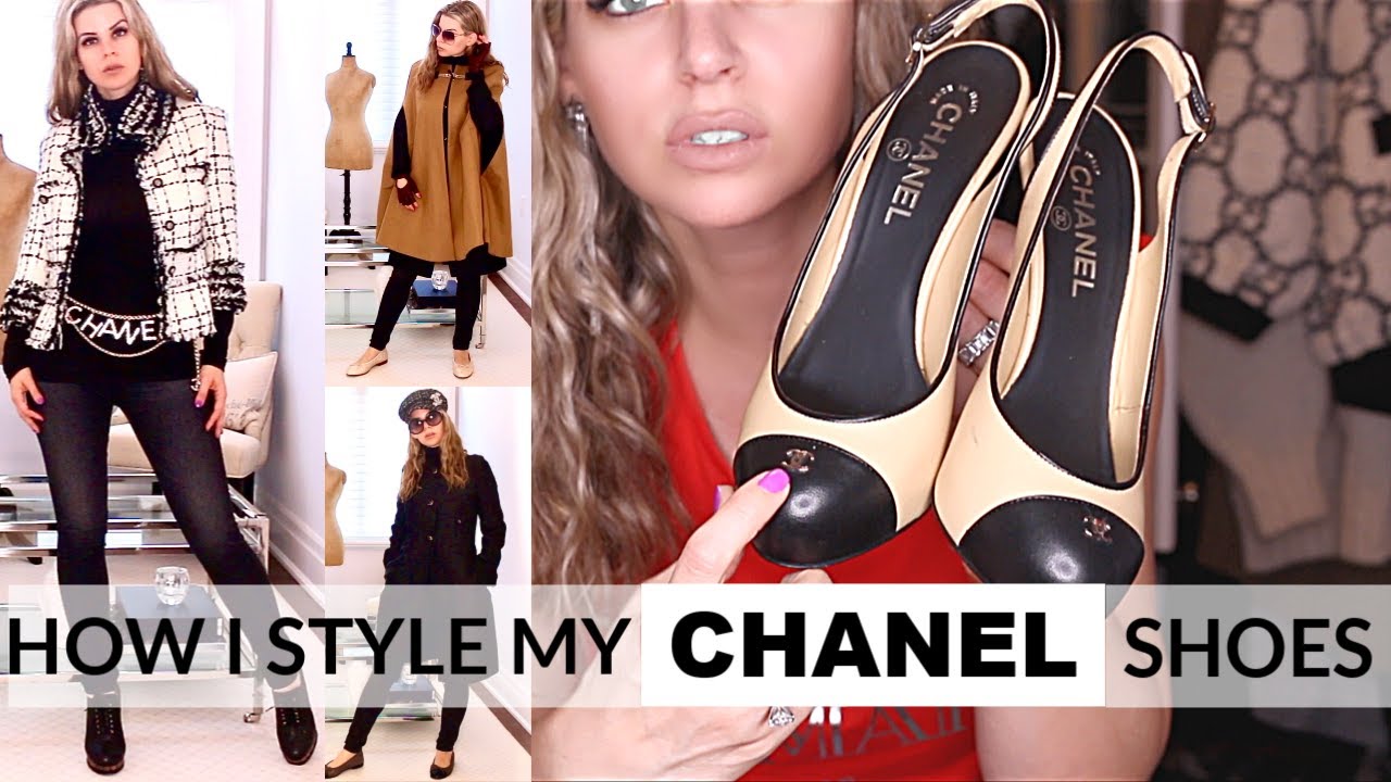 CHANEL, Shoes, Black Chanel Shoes