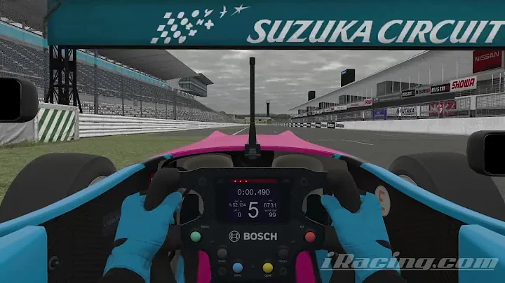 iRacing Suzuka International Racing Course - Grand Prix F3 Dallara Track Guide (Hotlap + Telemetry)