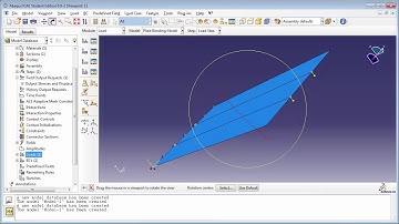 4 c Shell structure plate bending analysis   Part 2 of 2 with audio