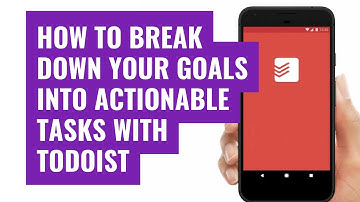 How to Break Down Your Goals into Actionable Tasks with Todoist