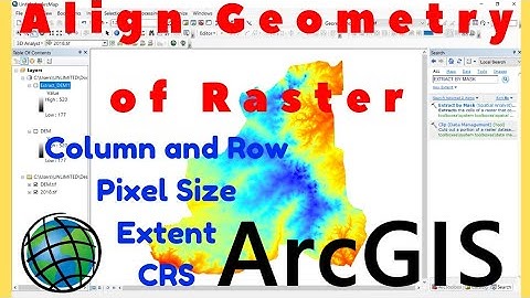 Align Geometry of Raster for Modelling and Prediction