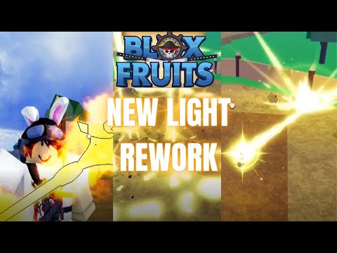 Light Light fruit showcase in Blox Piece ! New One piece Game