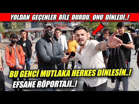 HERKES DURDU ONU DİNLEDİ, GENÇ ADAM KOCA KOCA ADAMLARA ADETA DERS VERDİ..!