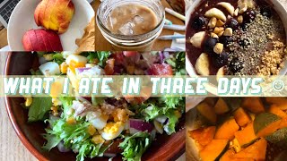 野菜が大好きな私の３日間のヘルシーな食事/What I eat in three days | healthy and easy meal ideas!!!!(not vegan)