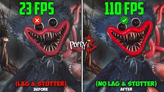 Poppy Playtime Chapter 3: The Ultimate FPS BOOST Guide for Low End PCs! (Integrated Graphics)