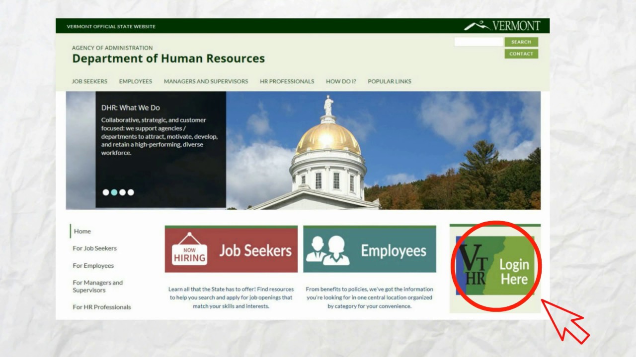 VTHR Employee Self Service Overview - youtube