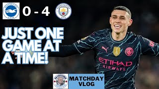 Brighton 0-4 Man City | Matchday vlog | Just one game at a time!