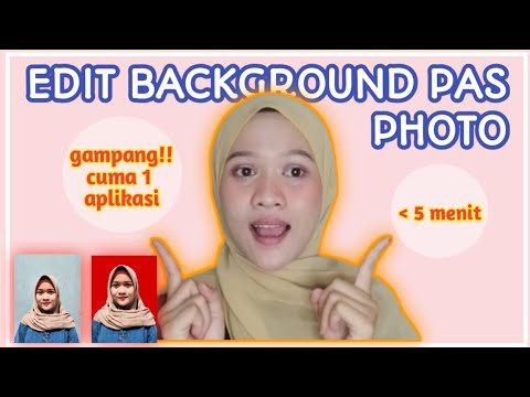 CARA EDIT BACKGROUND FOTO, Ga sampai 5 menit - YouTube