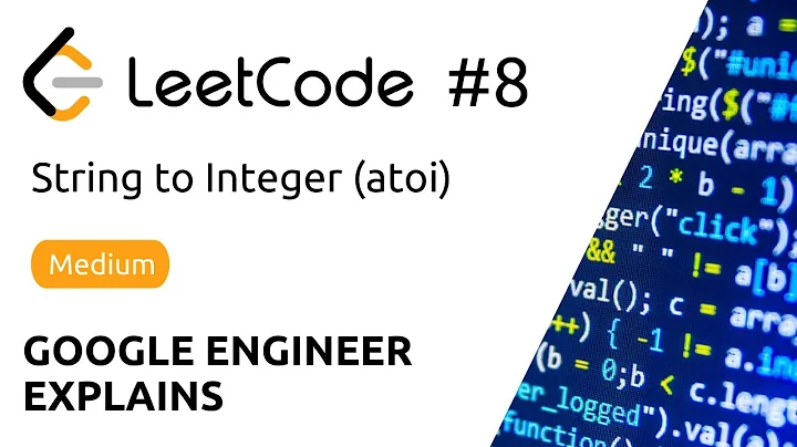 Google Engineer Explains - LeetCode #8 - String to Integer (atoi) - Solution (Python)