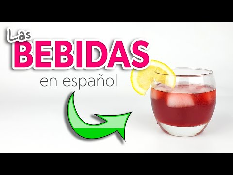 Learn Spanish: DRINKS 🥤 Vocabulary lesson (Aprender español)