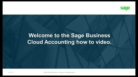 Sage Business Cloud Accounting (AME) - How to edit Supplier Accounts