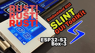 Slint: GUI ToolKit, Preview with ESP32-S3-Box-3 #slint #RUST #GUI #Toolkit #embeddedprojects