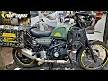 Military Green Vinyl Wrap Royal enfield Himalayan / himalayan 411 modification @VwrapsSikar