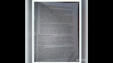 RTI ( Right to information) Act 2005