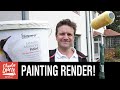 How to paint exterior rendered walls