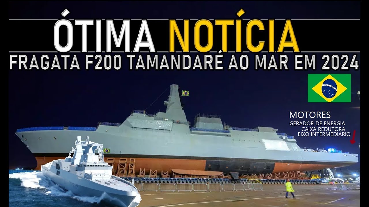 Lançamento em mar da Fragata F200 TAMANDARÉ para 2024 - YouTube