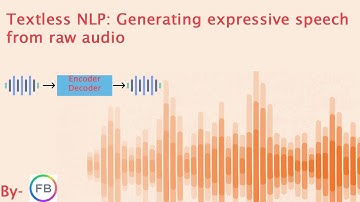 Textless NLP: Generating expressive speech from raw audio. Explained!