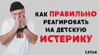 видео: Сатья. Как правильно реагировать на детскую истерику. картинка: Сатья. Как правильно реагировать на детскую истерику.
