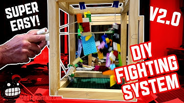 How to Make a DIY Desktop Fighting System | The Stupid Robot Fighting Mini (Recktagon)