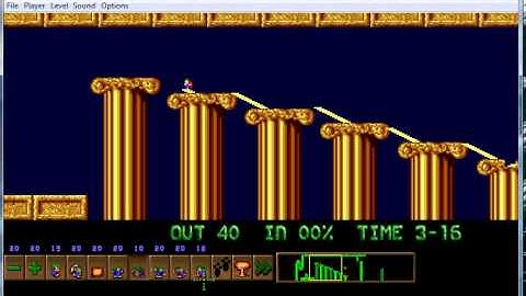 Lemmings 100% completion playthrough  Tricky, been there,seen it,done it