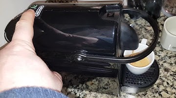 Nespresso Delonghi Inissia Coffee Machine: Programming the Water Volume