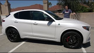 the 2018 alfa romeo stelvio quadrifoglio is an 85000 super suv