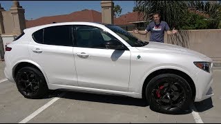 The 2018 Alfa Romeo Stelvio Quadrifoglio Is an $85,000 Super SUV