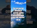 The Lord your God presence is constant, guiding and strengthening every step wherever you go.#god