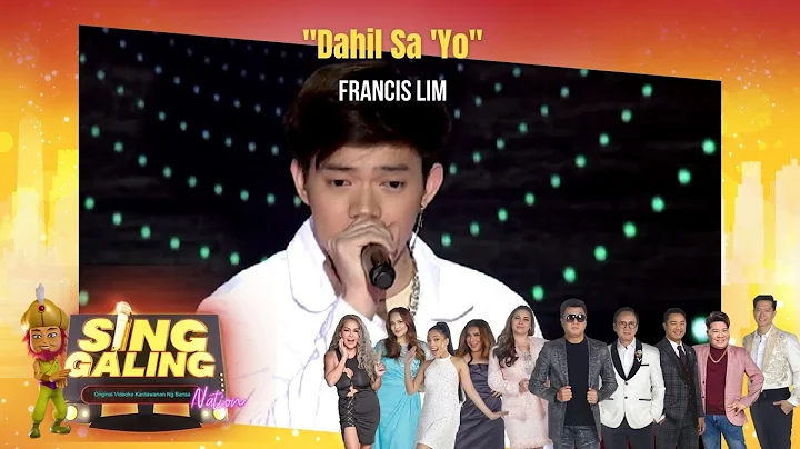 May 26, 2022 Sing Galing | Singtestant Francis Lim...