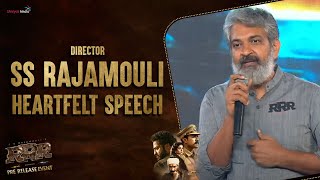 Director Rajamouli Heartfelt Speech @ RRR Pre Release Event - Chennai | Shreyas Media
