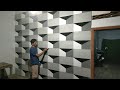 3D WALL PAINTING POPULER || HOW TO MAKE 3D WALL DESIGN || INTERIOR DESIGN