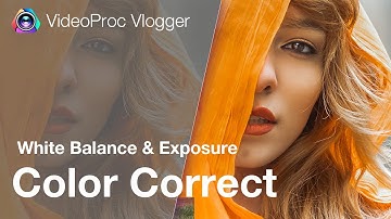 Get Perfect White Balance & Exposure | Color Correction in VideoProc Vlogger