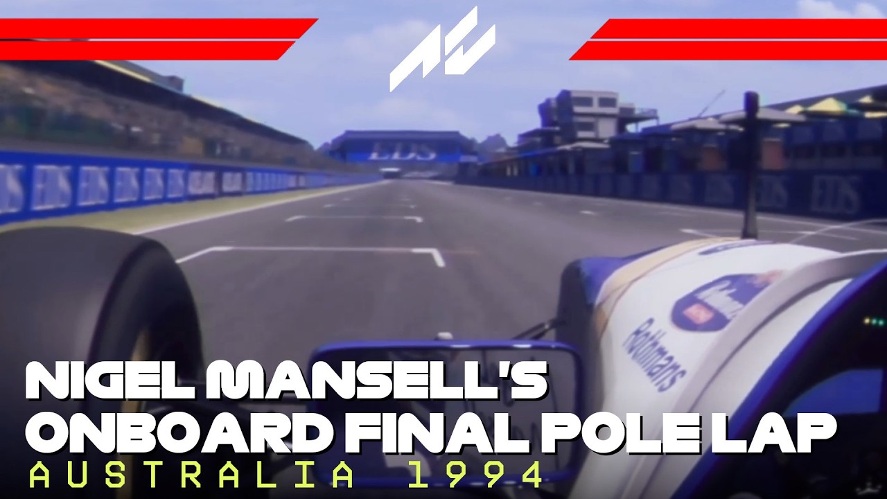 Nigel Mansell's Final Pole Lap | 1994 Australian Grand Prix | #assettocorsa