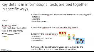 Text Structure-Sequence-Intro